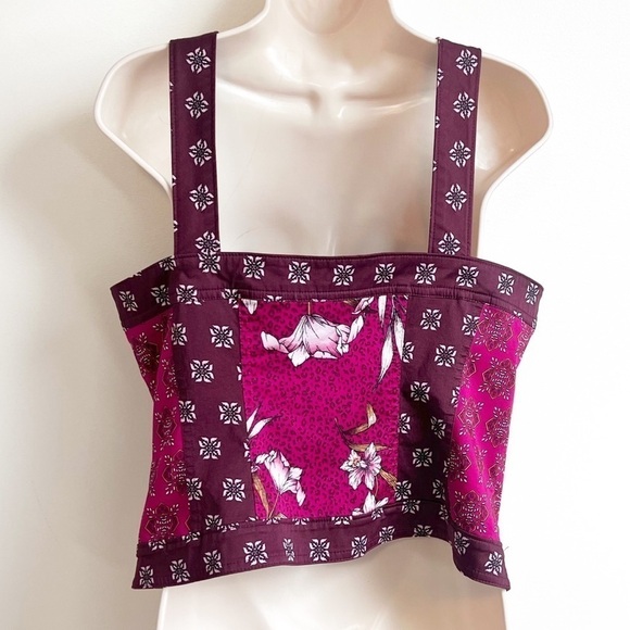 🆕 WHBM floral animal print strappy button down camisole tank top p… - Picture 3 of 10